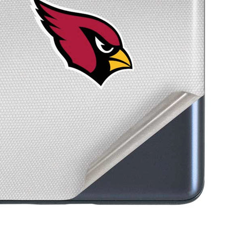 NFL Arizona Cardinals White Striped Galaxy S20 Fan Edition Skin