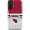 NFL Arizona Cardinals White Striped Galaxy S21 FE Pro Case