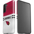 NFL Arizona Cardinals White Striped Galaxy S21 FE Pro Case