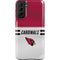 NFL Arizona Cardinals White Striped Galaxy S21 Plus 5G Pro Case
