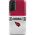 NFL Arizona Cardinals White Striped Galaxy S21 Plus 5G Pro Case