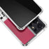 NFL Arizona Cardinals White Striped Galaxy S21 Ultra 5G Clear Case