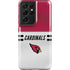 NFL Arizona Cardinals White Striped Galaxy S21 Ultra 5G Pro Case