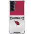 NFL Arizona Cardinals White Striped Galaxy S22 Clear Case