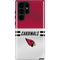 NFL Arizona Cardinals White Striped Galaxy S22 Ultra Pro Case