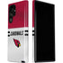 NFL Arizona Cardinals White Striped Galaxy S22 Ultra Pro Case