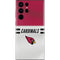 NFL Arizona Cardinals White Striped Galaxy S22 Ultra Skin