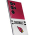 NFL Arizona Cardinals White Striped Galaxy S22 Ultra Skin