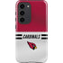 NFL Arizona Cardinals White Striped Galaxy S23 Pro Case