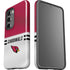 NFL Arizona Cardinals White Striped Galaxy S23 Pro Case