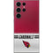 NFL Arizona Cardinals White Striped Galaxy S23 Ultra Skin