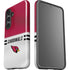 NFL Arizona Cardinals White Striped Galaxy S24 Plus Impact Case