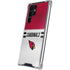 NFL Arizona Cardinals White Striped Galaxy S24 Ultra Clear Case
