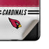 NFL Arizona Cardinals White Striped Galaxy Z Flip Skin