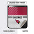 NFL Arizona Cardinals White Striped Galaxy Z Flip Skin