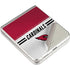 NFL Arizona Cardinals White Striped Galaxy Z Flip3 5G Skin