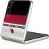 NFL Arizona Cardinals White Striped Galaxy Z Flip4 5G Skin