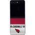 NFL Arizona Cardinals White Striped Galaxy Z Flip5 5G Skin