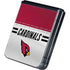 NFL Arizona Cardinals White Striped Galaxy Z Flip5 5G Skin