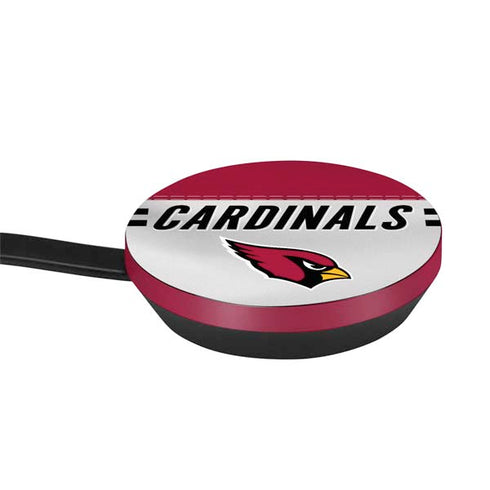 NFL Arizona Cardinals White Striped Google Stadia Controller Skin