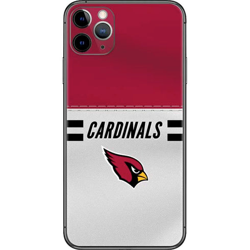 NFL Arizona Cardinals White Striped iPhone 11 Pro Max Skin