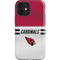 NFL Arizona Cardinals White Striped iPhone 12 Impact Case
