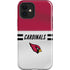 NFL Arizona Cardinals White Striped iPhone 12 Impact Case
