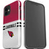 NFL Arizona Cardinals White Striped iPhone 12 Impact Case