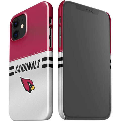 NFL Arizona Cardinals White Striped iPhone 12 Mini Lite Case