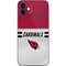 NFL Arizona Cardinals White Striped iPhone 12 Skin