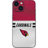 NFL Arizona Cardinals White Striped iPhone 13 Mini Skin
