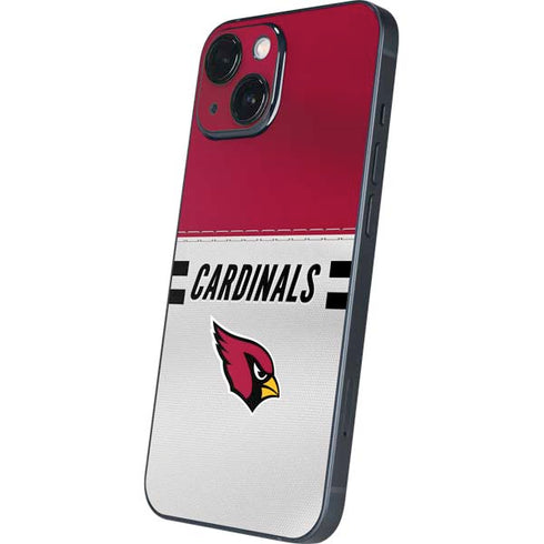 NFL Arizona Cardinals White Striped iPhone 13 Mini Skin