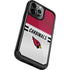 NFL Arizona Cardinals White Striped iPhone 13 Pro Cargo Case