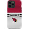 NFL Arizona Cardinals White Striped iPhone 13 Pro Max Impact Case