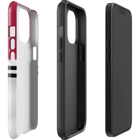 NFL Arizona Cardinals White Striped iPhone 13 Pro Max Impact Case