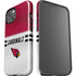 NFL Arizona Cardinals White Striped iPhone 15 Plus Impact Case