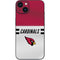 NFL Arizona Cardinals White Striped iPhone 14 Plus Skin