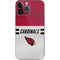 NFL Arizona Cardinals White Striped iPhone 14 Pro Max Skin