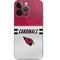 NFL Arizona Cardinals White Striped iPhone 14 Pro Skin