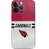 NFL Arizona Cardinals White Striped iPhone 14 Pro Skin