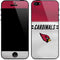 NFL Arizona Cardinals White Striped iPhone 5/5s/5SE Skin
