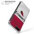 NFL Arizona Cardinals White Striped iPhone 7/8 Plus Clear Case
