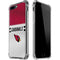 NFL Arizona Cardinals White Striped iPhone 7/8 Plus Clear Case