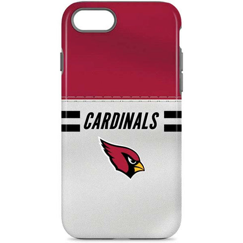 NFL Arizona Cardinals White Striped iPhone 7 Pro Case