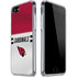 NFL Arizona Cardinals White Striped iPhone SE (2nd & 3rd Gen) Clear Case