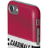 NFL Arizona Cardinals White Striped iPhone SE (2nd & 3rd Gen) Pro Case