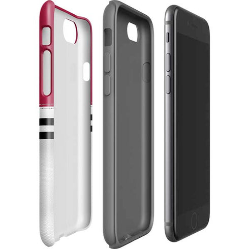 NFL Arizona Cardinals White Striped iPhone SE (2nd & 3rd Gen) Pro Case