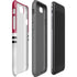NFL Arizona Cardinals White Striped iPhone SE (2nd & 3rd Gen) Pro Case