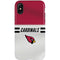 NFL Arizona Cardinals White Striped iPhone X Pro Case