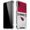 NFL Arizona Cardinals White Striped iPhone XR Clear Case
